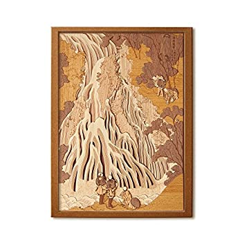 【中古】【輸入品・未使用】KINOWA 「下野黒髪山きりふりの滝」 木はり絵 手作り キット 浮世絵 北斎 諸国滝廻り 日本製｜スカイマーケットプラス 29,195円