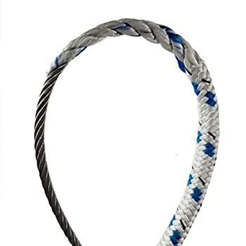 【中古】【輸入品・未使用】USリギングSupplyステンレススチールwire-to-rope Halyardロープキット 1/8%ﾀﾞﾌﾞﾙｸｫｰﾃ% x 30' ブルー