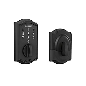 【中古】【輸入品・未使用】Schlage BE375 CAM 622 タッチキーレス タッチスクリーン 電子デッドボルトロック マットブラック｜スカイマーケットプラス