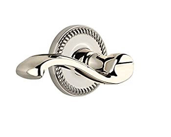【中古】【輸入品・未使用】GrandeurニューポートRosette with Portofinoレバー、ダブルダミー、ポリッシュニッケル