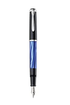 【中古】【輸入品・未使用】Pelikanクラシックm205?Piston Fill万年筆%ｶﾝﾏ%ブルーMarble %ｶﾝﾏ% Extra Fineペン先｜スカイマーケットプラス