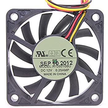 【中古】【インポート品・未当て嵌める】r126010bu 12?V 0.25?A 3いの一番60?x 60?x 10?粍電子計算機中央処理装置空調設備落ち居る気違い