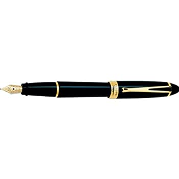 【中古】【インポート品・未当て嵌める】Aurora Ipsilon Deluxe黒いこと筆14?Karat Nib Broad