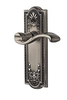 【中古】【輸入品・未使用】Grandeur Parthenonプレートwith Portofinoレバー、Passage???2.375インチ、アンティークピューター