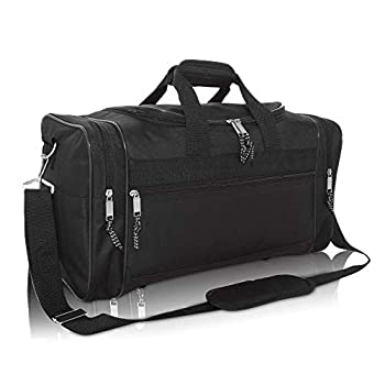 【中古】【輸入品・未使用】DALIX 17インチ ブランクダッフルバッグ トラベルサイズ スポーツ 丈夫なジムバッグ%ｶﾝﾏ% ブラック%ｶﾝﾏ% M%ｶﾝﾏ% Df-005-ブラック