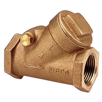 【中古】【輸入品・未使用】NIBCO T-413-Y-LF Silicon Bronze Lead-Free Check Valve%ｶﾝﾏ% Horizontal Swing%ｶﾝﾏ% Class 125%ｶﾝﾏ% PTFE Seat%ｶﾝﾏ% 2 Female NPT Thread (FIP
