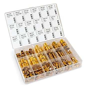 【中古】【輸入品・未使用】AES Industries 856 真鍮ホースバーブと口金詰め合わせ 108個入り