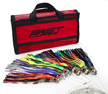 【中古】【インポート品・未当て嵌める】Bost tuna-dolphin Trolling Lure容器に並べる