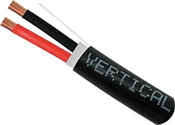 【中古】【インポート品・未当てはめる】18?AWG 2?Conductorオーディオ有線テレビ、身をもってBurial???500?フィート黒いこと