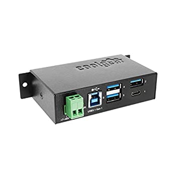 【中古】【輸入品・未使用】Coolgear USB Cハブ 4ポート USB 3.1 第1世代 スーパースピード Type-B アップストリーム