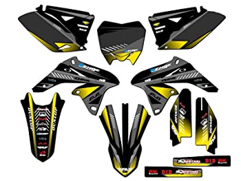 【中古】【輸入品・未使用】2010-2018 RMZ 250 Surge Black コンプリートグラフィックスキット Senge Graphics製 スズキ対応