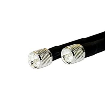 【中古】【インポート品・未当て嵌める】100?フィート同軸前掛け有線テレビUHF牡pl259?400ウルトラフレックスケーブル両端lmr-400?by Abr Industries