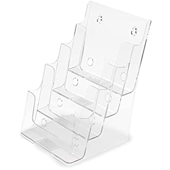 【中古】【輸入品・未使用】Multi Compartment DocuHolder%ｶﾝﾏ% 4 Compartments%ｶﾝﾏ% 6-1/2w x 6-1/4d x 10h%ｶﾝﾏ% Clear (並行輸入品)｜スカイマーケットプラス