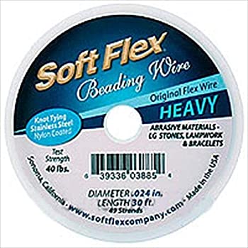 【中古】【輸入品・未使用】Soft Flex Original Steel Beading Wire - Heavy .024 in. x 30 ft. by Soft Flex