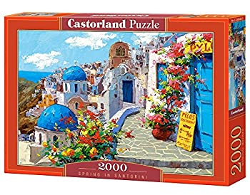【中古】【輸入品・未使用】Castorland 「Spring in Santorini」パズル (2000ピース)