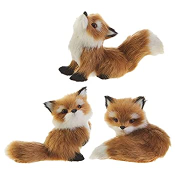 【中古】【輸入品・未使用】RAZ Imports Red Fox装飾(Set of 3?) by 3510103｜スカイマーケットプラス