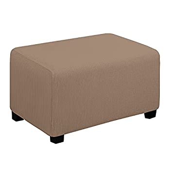 【中古】【輸入品・未使用】Easy Going ストレッチスリップカバー Ottoman S ブラウン