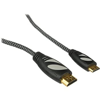 【中古】【インポート品・未当て嵌める】Pearstone積極的Braided High Speed Mini HDMI to HDMI有線テレビwith Ethernet???15?\u0027 ( 4.6?M )