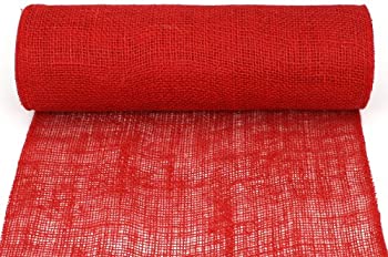【中古】【輸入品・未使用】Kel-Toy High Quality Jute Burlap Ribbon%ｶﾝﾏ% 14-Inch by 10-Yard%ｶﾝﾏ% Red by Kel-Toy Inc