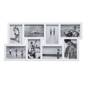 【中古】【輸入品・未使用】Malden International Designs Puzzle Collage Picture Frame%ｶﾝﾏ% 8 Option%ｶﾝﾏ% 8-4x6%ｶﾝﾏ% White