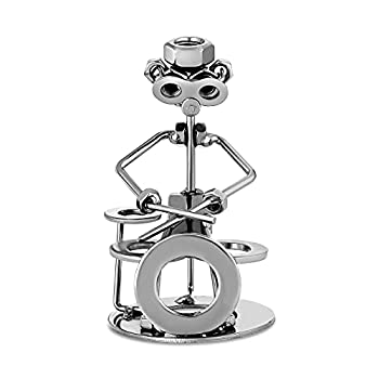 【中古】【輸入品・未使用】Metal Cellist Wine Bottle Holder