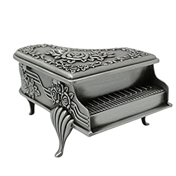 【中古】【輸入品・未使用】Naimo新しいヴィンテージピアノデザインジュエリーボックスDecorated withローズ彫刻クリエイティブギフトPresent B017YJPM0W｜スカイマーケットプラス