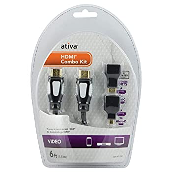【中古】【インポート品・未当て嵌める】Ativa (R) HDMI有線テレビ一揃いの道具