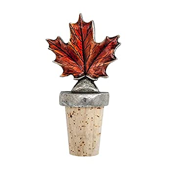 【中古】【インポート品・未当て嵌める】Danforth???Maple Leaf (秋)瓶ストッパー