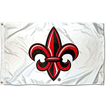 【中古】【インポート品・未当て嵌める】College Flags and Banners Co. ルイジアナラファイエットラジュンカジュンズ ホワイトフルールフラッグ