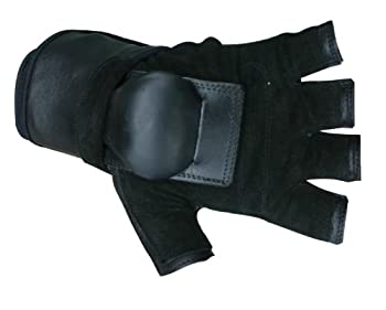 【中古】【輸入品・未使用】(X-Large%ｶﾝﾏ% Black) - Hillbilly Wrist Guard Gloves - Half Finger