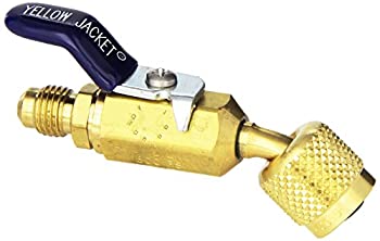 【中古】【輸入品・未使用】イエロージャケット93843 1/4%ダブルクォーテ%コンパクトボールバルブ - ホースの充電と回収に追加 - 45度の角度 - ?%ダブルクォーテ% F.FL。 x 1/4%ダブルク|スカイマーケットプラス