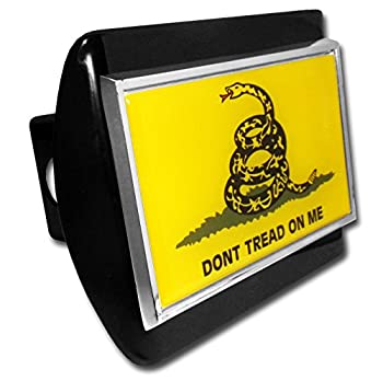 【中古】【輸入品・未使用】Don't Tread On Me Flag ALL METAL Black Hitch Cover|スカイマーケットプラス