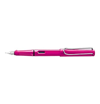 【中古】【インポート品・未当て嵌める】カラムシ LAMY サファリ 2009年押さえる色 サクラ色 筆 L13Pink-M［中字 M］
