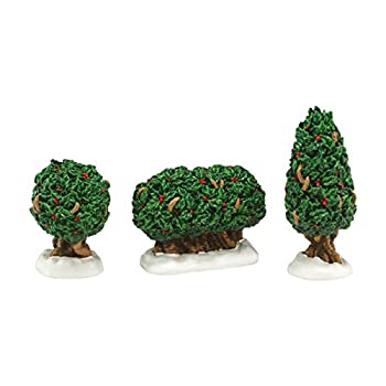 【中古】【インポート品・未当て嵌める】Department 56付属品for村Hollyかん木付属品Figurine