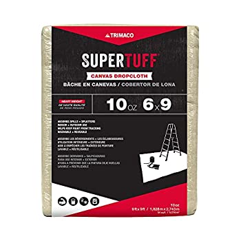 【中古】【輸入品・未使用】Trimaco 51129 SuperTuff ドロップクロス、6フィート x 9フィート、タン 54平方フィート