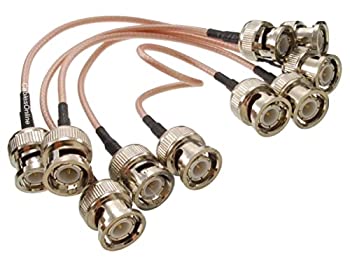 【中古】【輸入品・未使用】CablesOnline BNCオスからBNCオスRG316同軸低損失RFケーブル 5 Pack