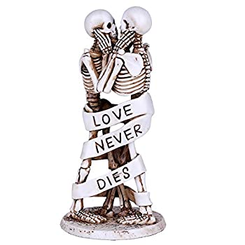 【中古】【輸入品・未使用】Pacific Giftware Love Never Dies スケルトン カップル 樹脂フィギュア