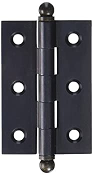 【中古】【インポート品・未当て嵌める】Deltana CH2517U10B Solid Brass 2-1/2-Inch x 1-11/16-Inch Cabinet Hinge with Ball Tips by Deltana