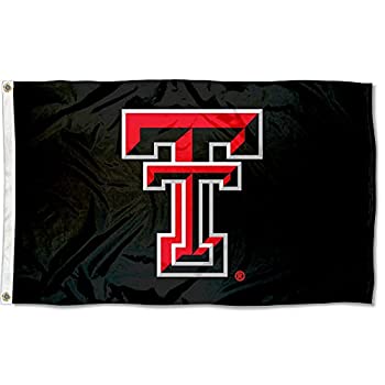【中古】【インポート品・未当て嵌める】１つ星の州Tech赤いことRaiders TTU University Large College信号旗