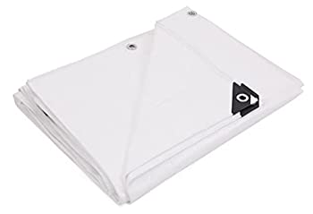 【中古】【輸入品・未使用】Kotap 10-ft x 12-ft Heavy-Duty 12 by 12 Cross Weave 8-mil White Poly Tarp%ｶﾝﾏ% Item: TRW-1012 by Kotap America Ltd. [並行輸入品]