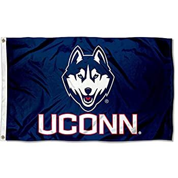 【中古】【インポート品・未当て嵌める】Uconn Large 3?X 5?College信号旗