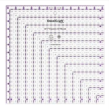 【中古】【輸入品・未使用】Dritz OmniCraft Square Up Ruler%ｶﾝﾏ% 12.5 by 12.5 by Dritz