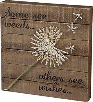 【中古】【輸入品・未使用】Some See Weeds. Others See Wishes. - Dandelion String Art Plank Board Box Sign - 30cm｜スカイマーケットプラス 12,100円