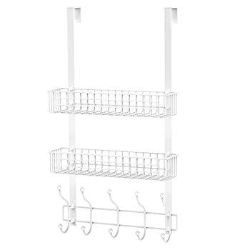 【中古】【インポート品・未当て嵌める】Coat Rack%ｶﾝﾏ% MILIJIA Over The Door Hanger with Mesh Basket%ｶﾝﾏ% Detachable Storage Shelf for Towels%ｶﾝﾏ% Hats%ｶﾝﾏ% Handbags%ｶﾝﾏ% Coat その他-家電