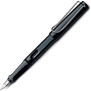 【中古】【インポート品・未当て嵌める】LAMY サファリ 筆 シャイニーブラック 極細 書き込み先 (L19BKEF)