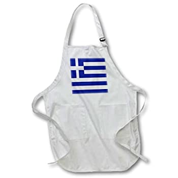 【中古】【輸入品・未使用】Apr 4562フラグ???ギリシャフラグ???エプロン Black-Full apr_4562_4
