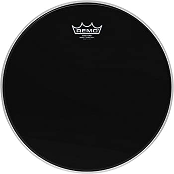 【中古】【輸入品・未使用】REMO レモ マーチングヘッド マーチング・エボニー・ピンストライプ PS-414MP