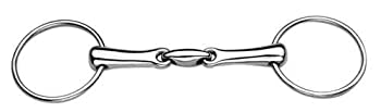 【中古】【インポート品・未当てはめる】Korsteel Oval口Loose輪っか形づくるSnaffle 5%ﾀﾞﾌﾞﾙｸｫｰﾃ%