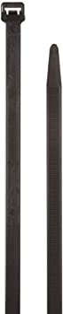 【中古】【インポート品・未当て嵌める】Hellermann Tyton T255M0HIRX2 Heavy Duty Cable Tie%ｶﾝﾏ% 22 Long%ｶﾝﾏ% 250 重量ポンド Tensile Strength%ｶﾝﾏ% PA66HIRHSUV%ｶﾝﾏ% Black (Pack of 25) by