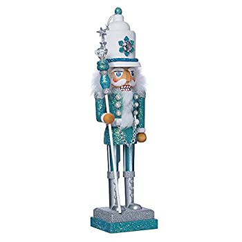 【中古】【輸入品・未使用】Kurt Adler Hollywood Nutcracker%ｶﾝﾏ% 43cm %ｶﾝﾏ% Turquoise/White
